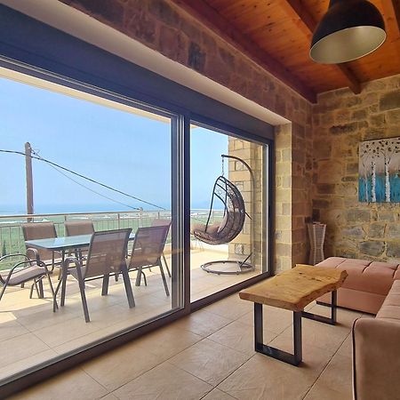 New Villa Kalimera, View To Falasarna Beach Plátanos Extérieur photo
