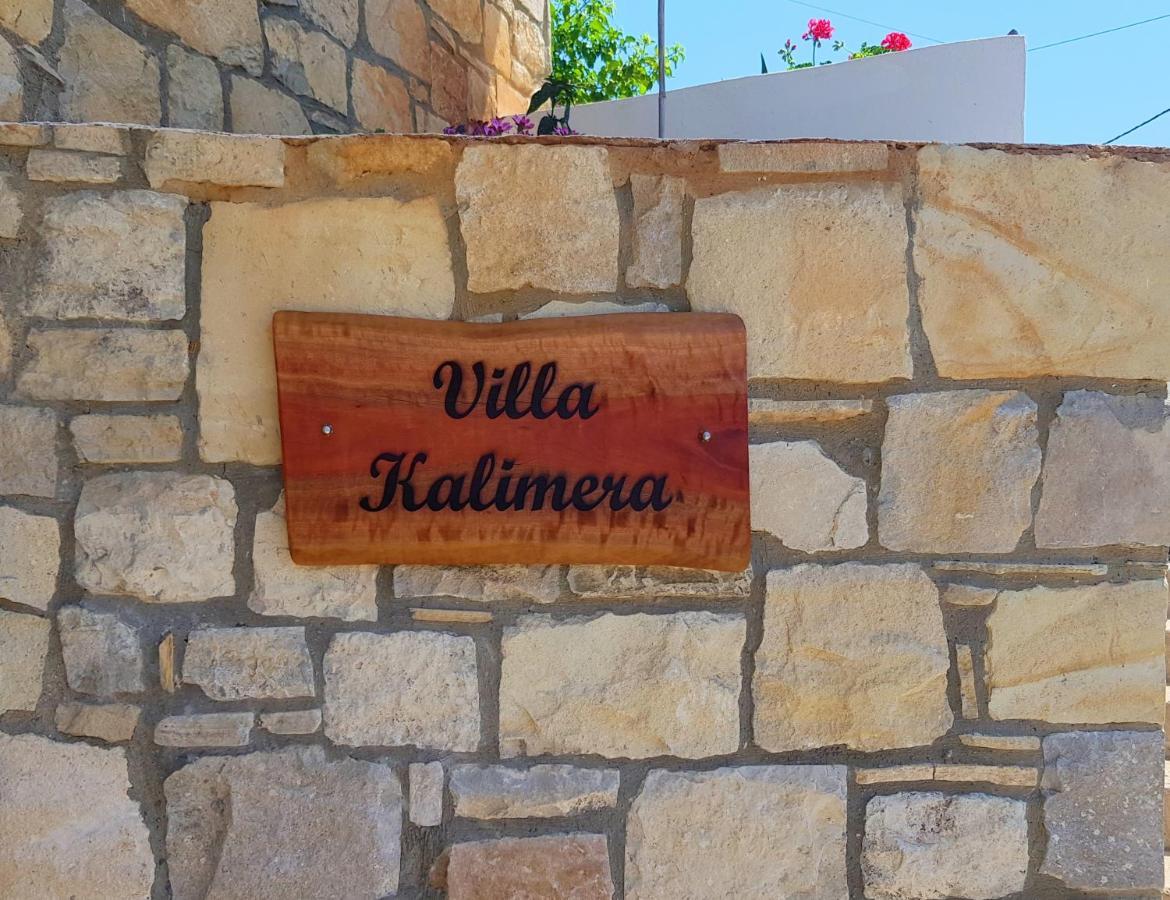 New Villa Kalimera, View To Falasarna Beach Plátanos Extérieur photo