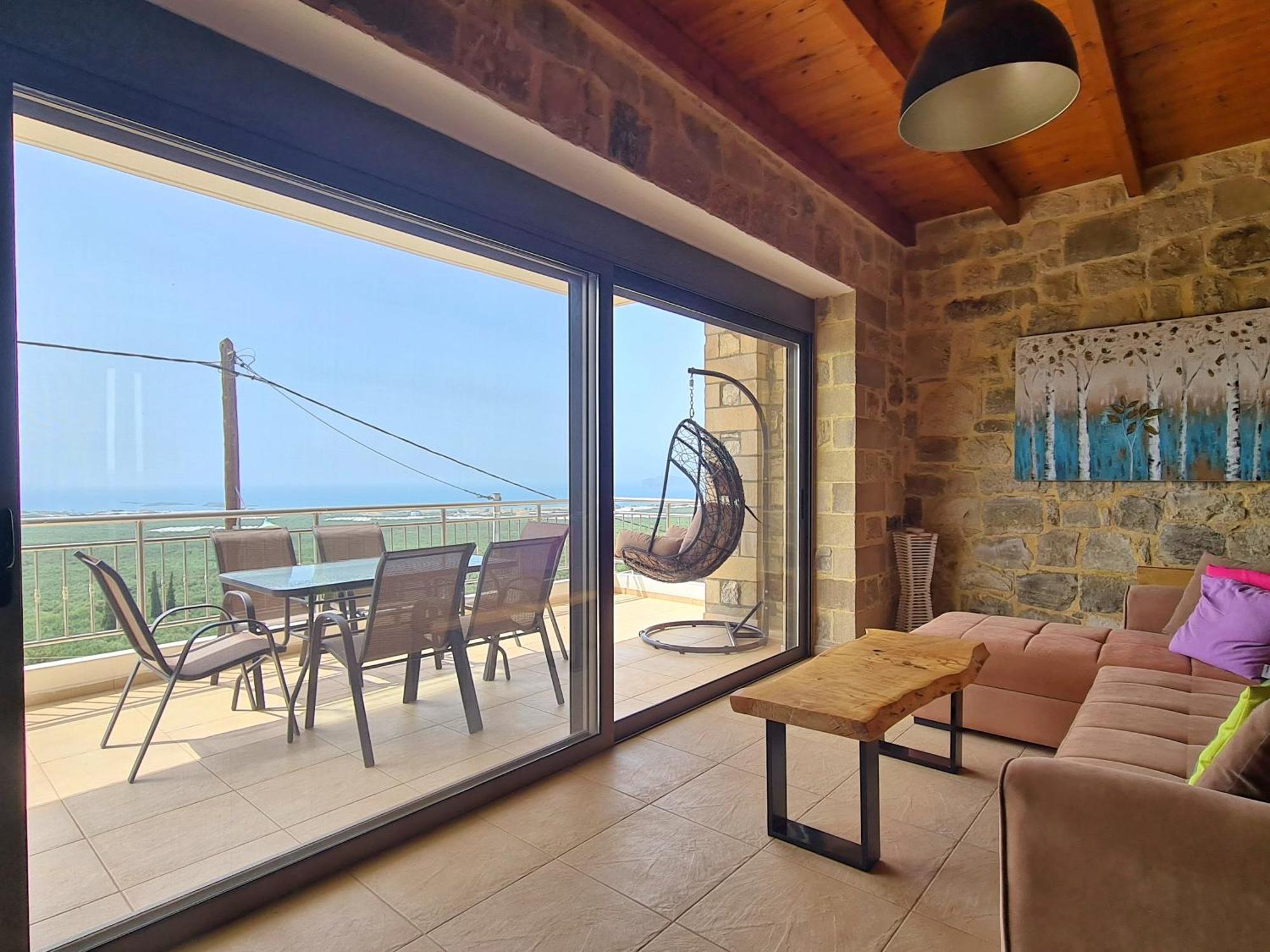 New Villa Kalimera, View To Falasarna Beach Plátanos Extérieur photo